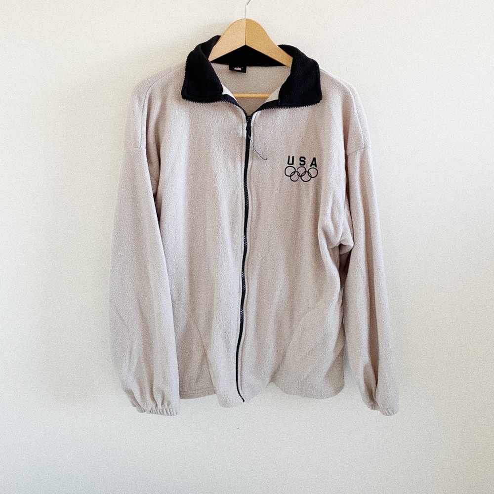 vintage usa olympics fleece